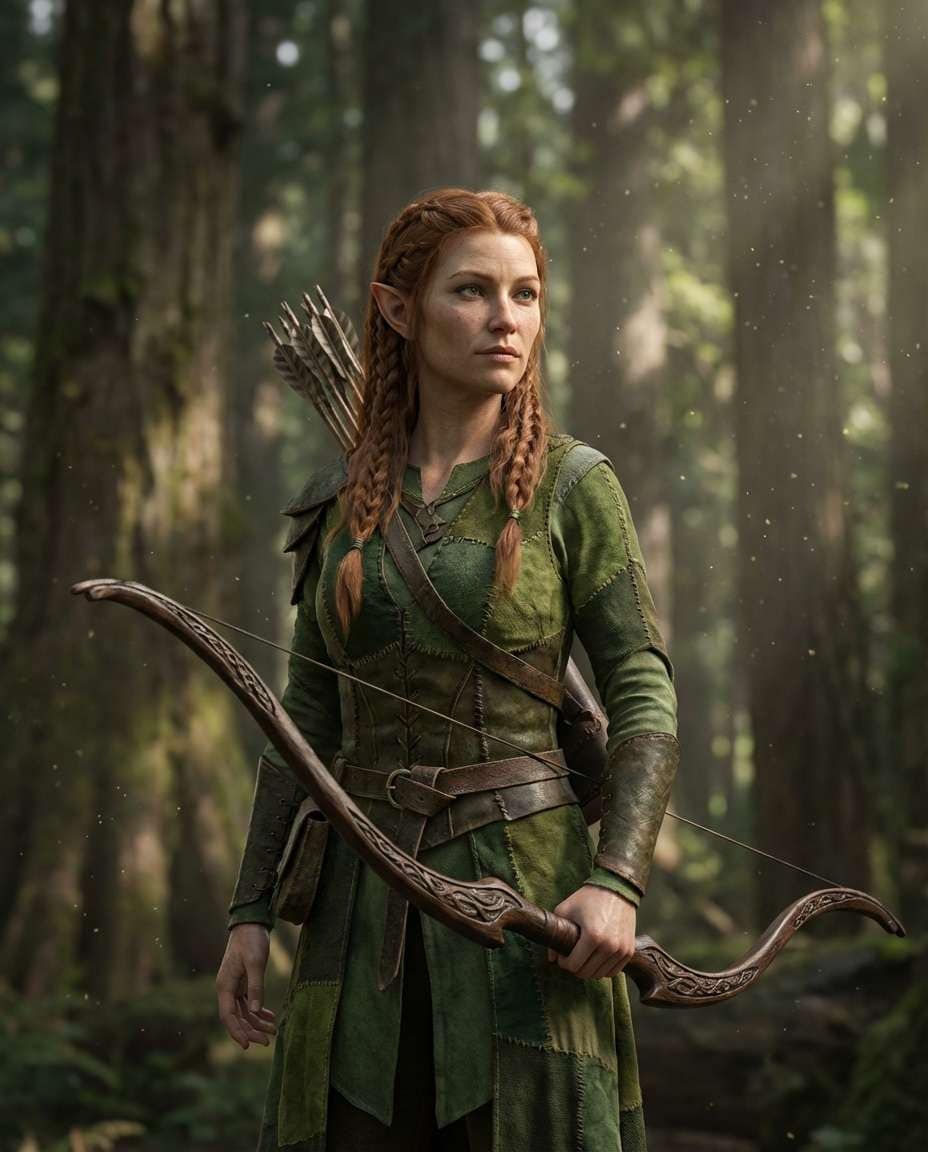 forest elf archer photo