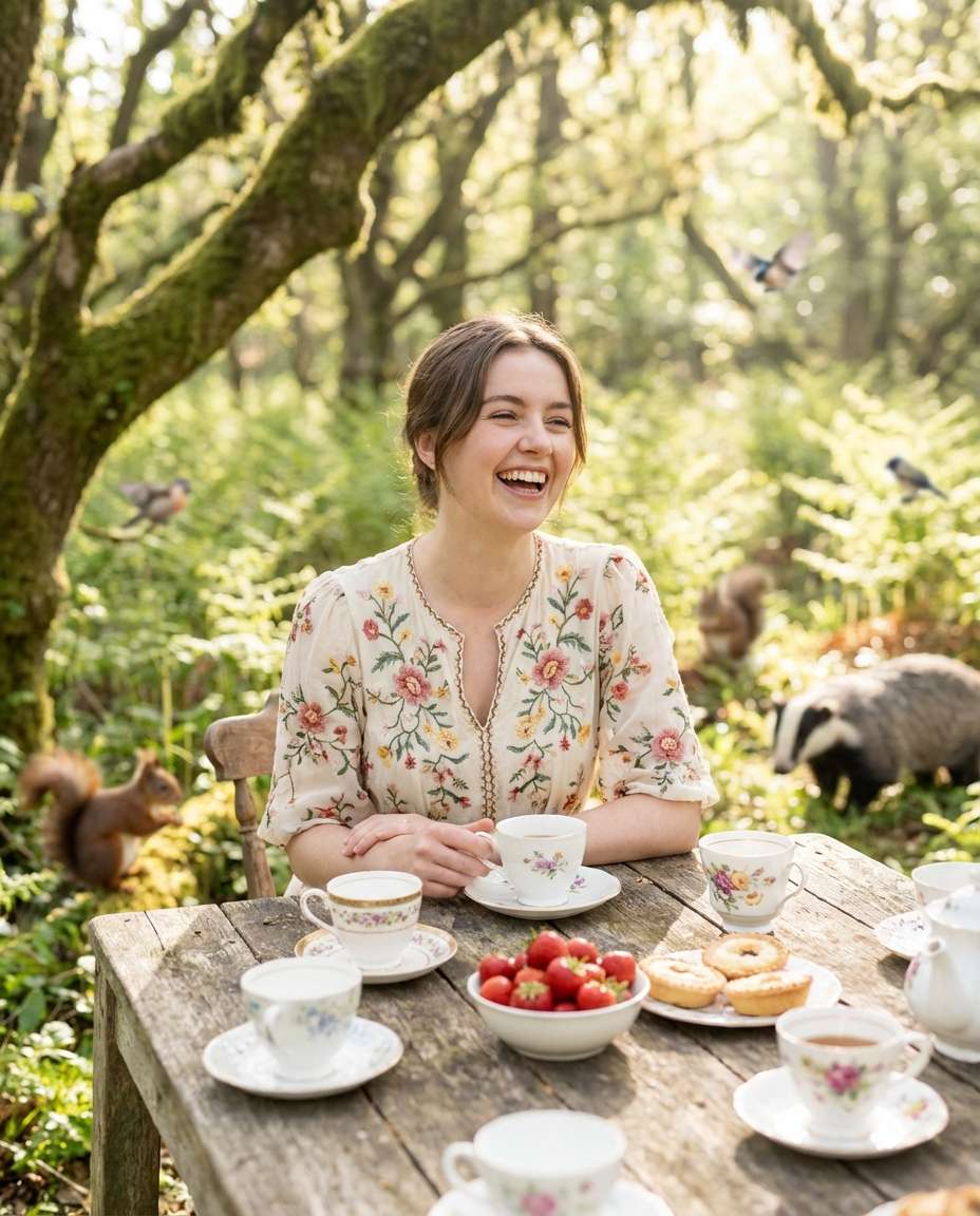 woodland tea party photo