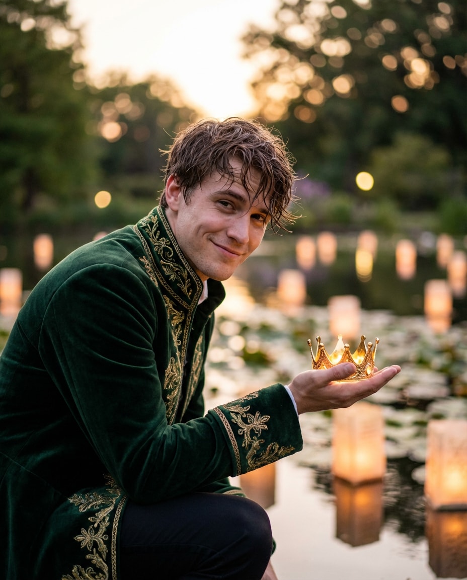 frog prince reveal photo