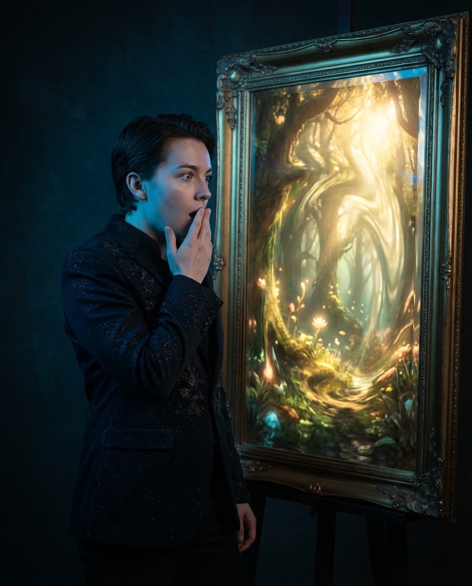 mirror realm portrait photo