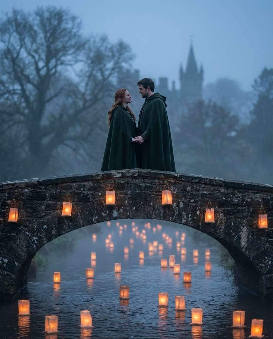 bridge of lanterns photo