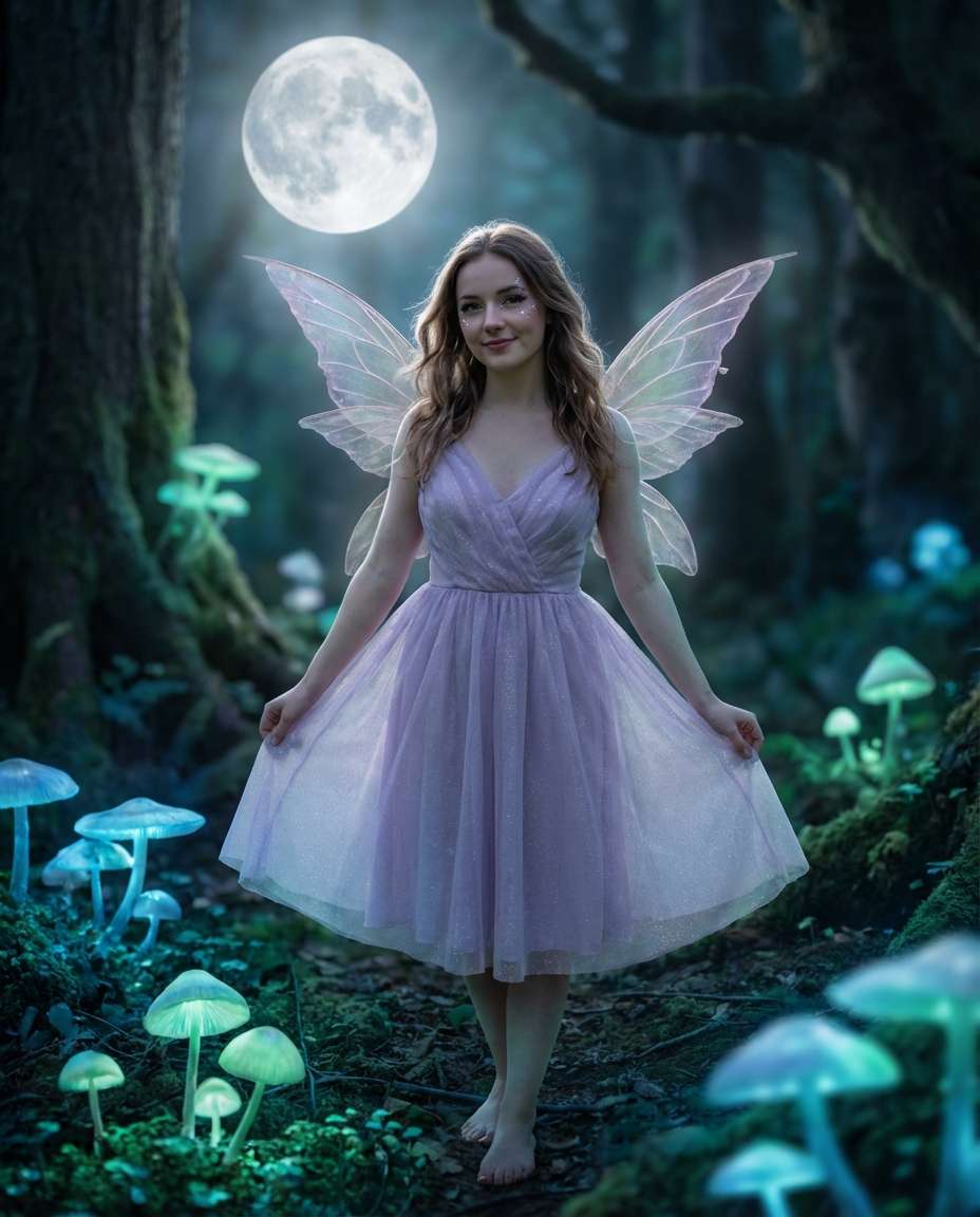 moonlit fairy glow photo