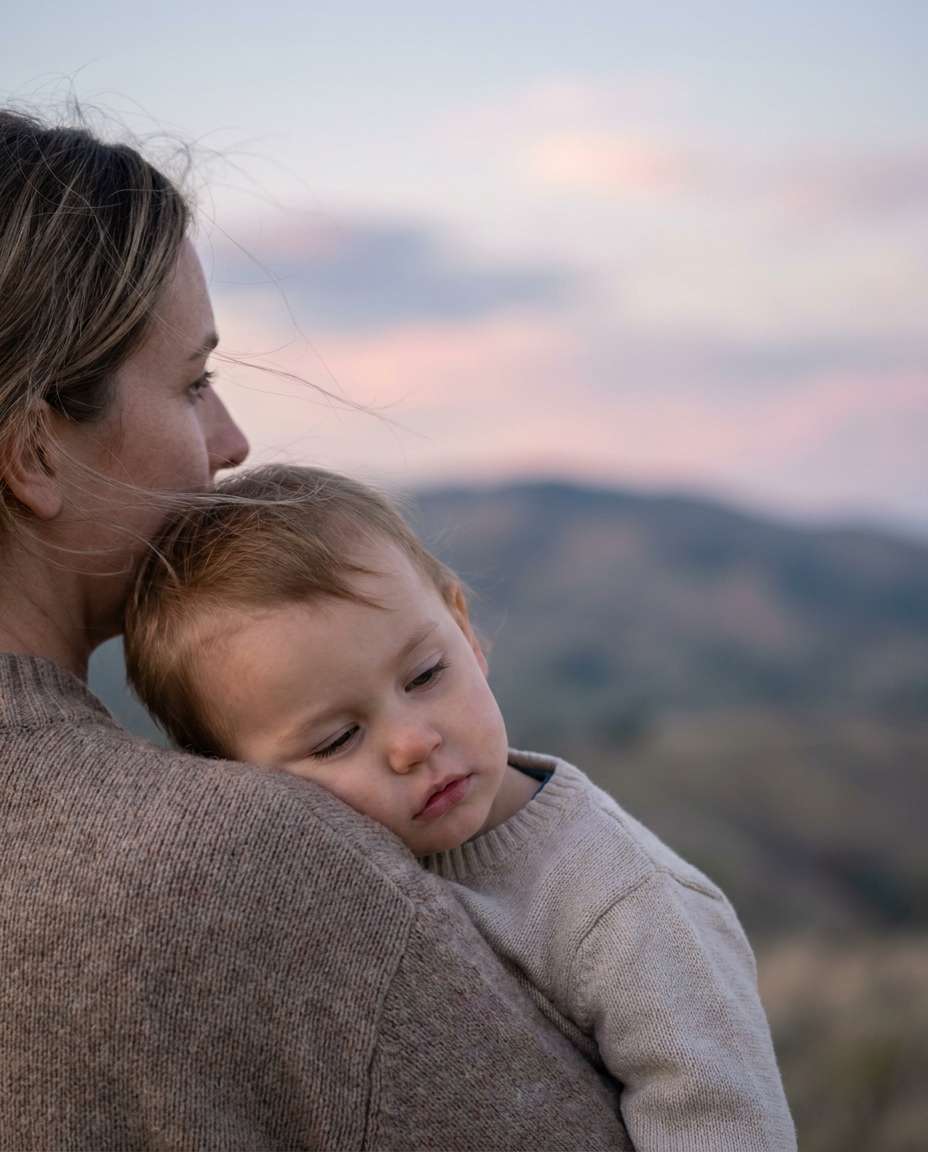 quiet shoulder moment photo