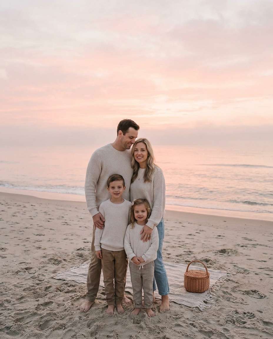 sunrise portrait photo