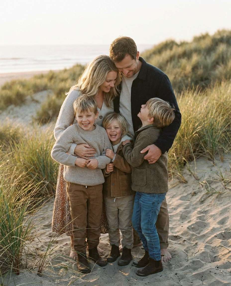 warm film look photo