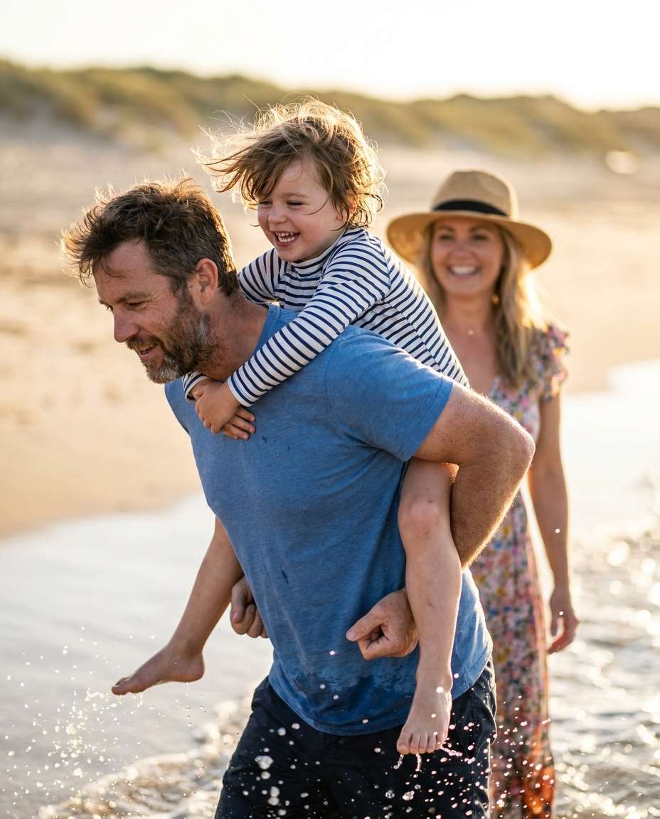 piggyback splash photo