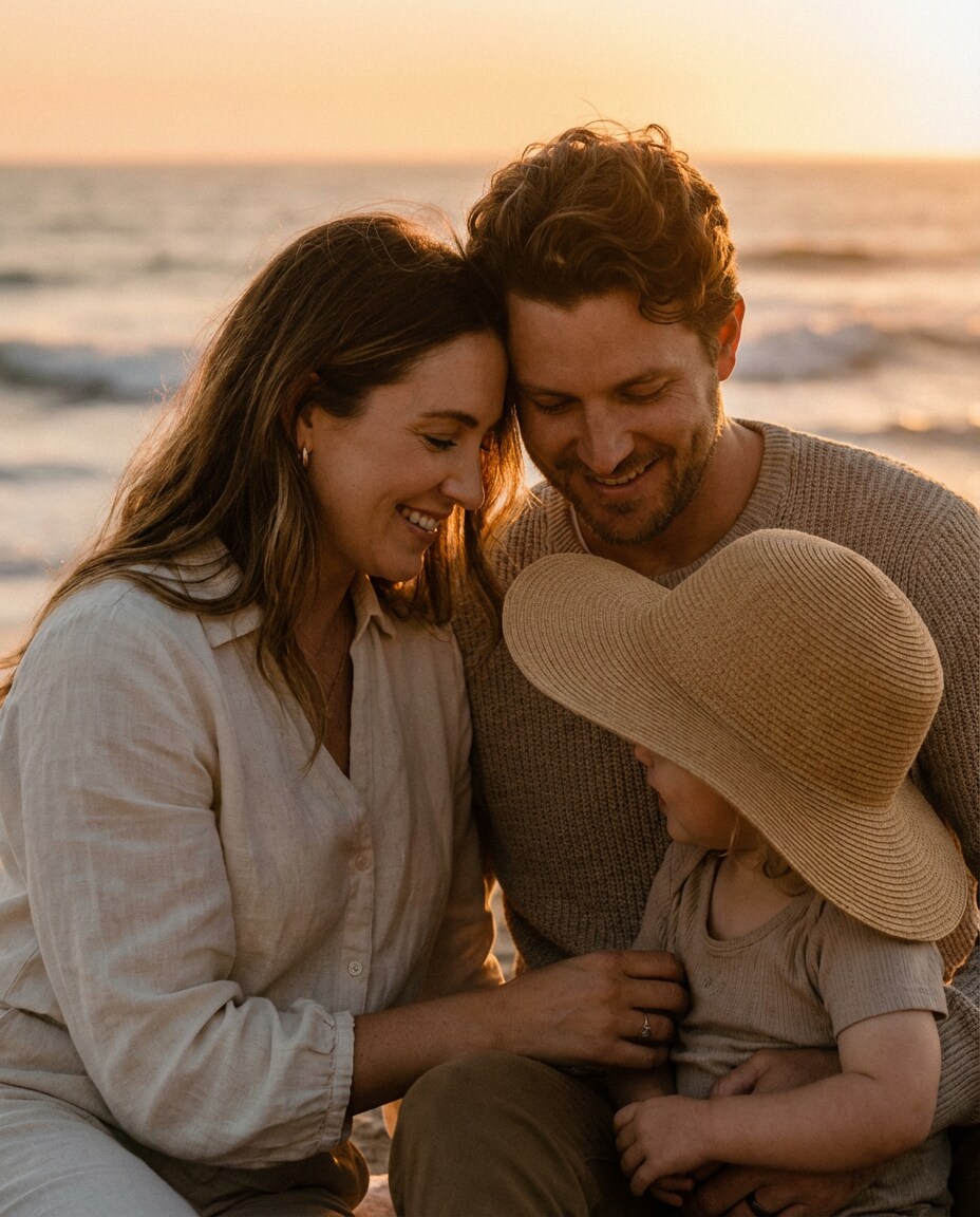 sun hat portrait photo