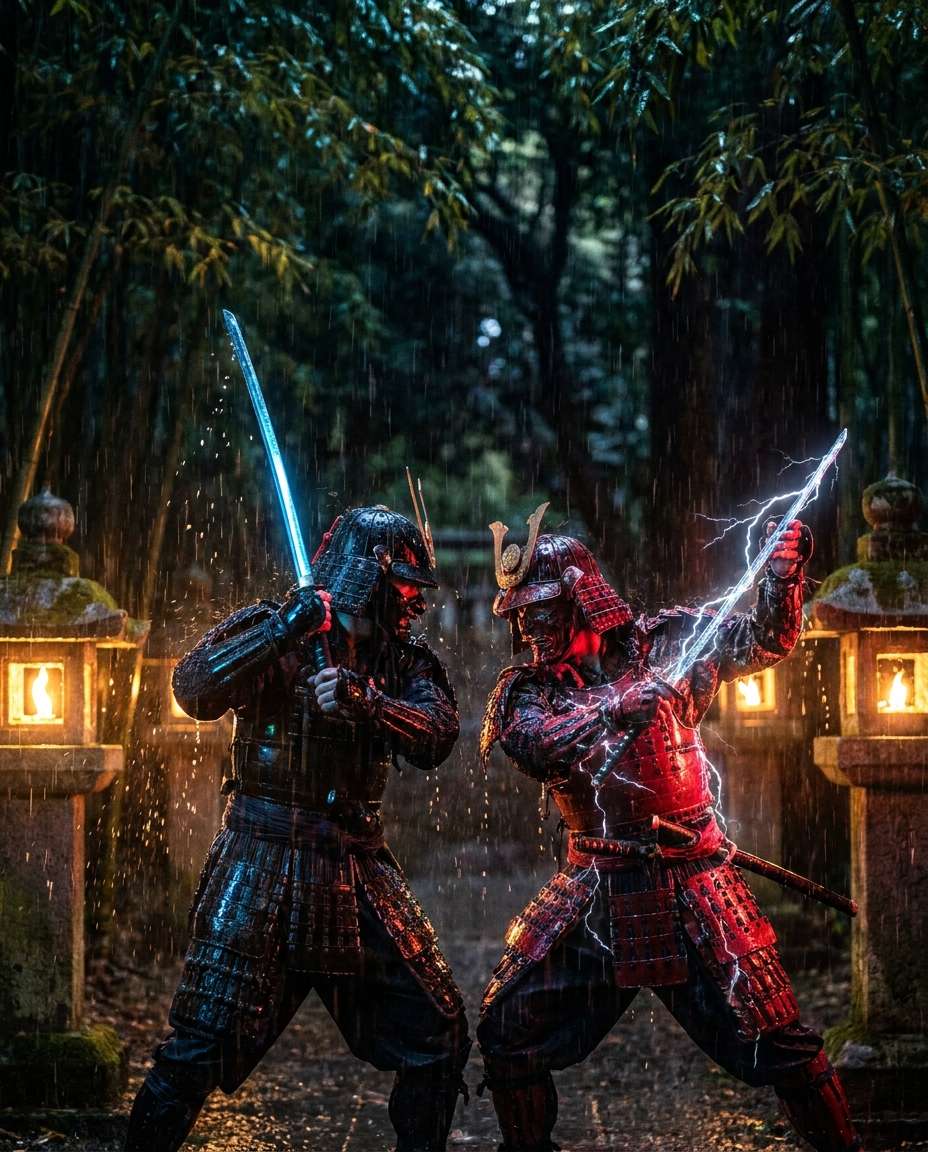 samurai duel photo