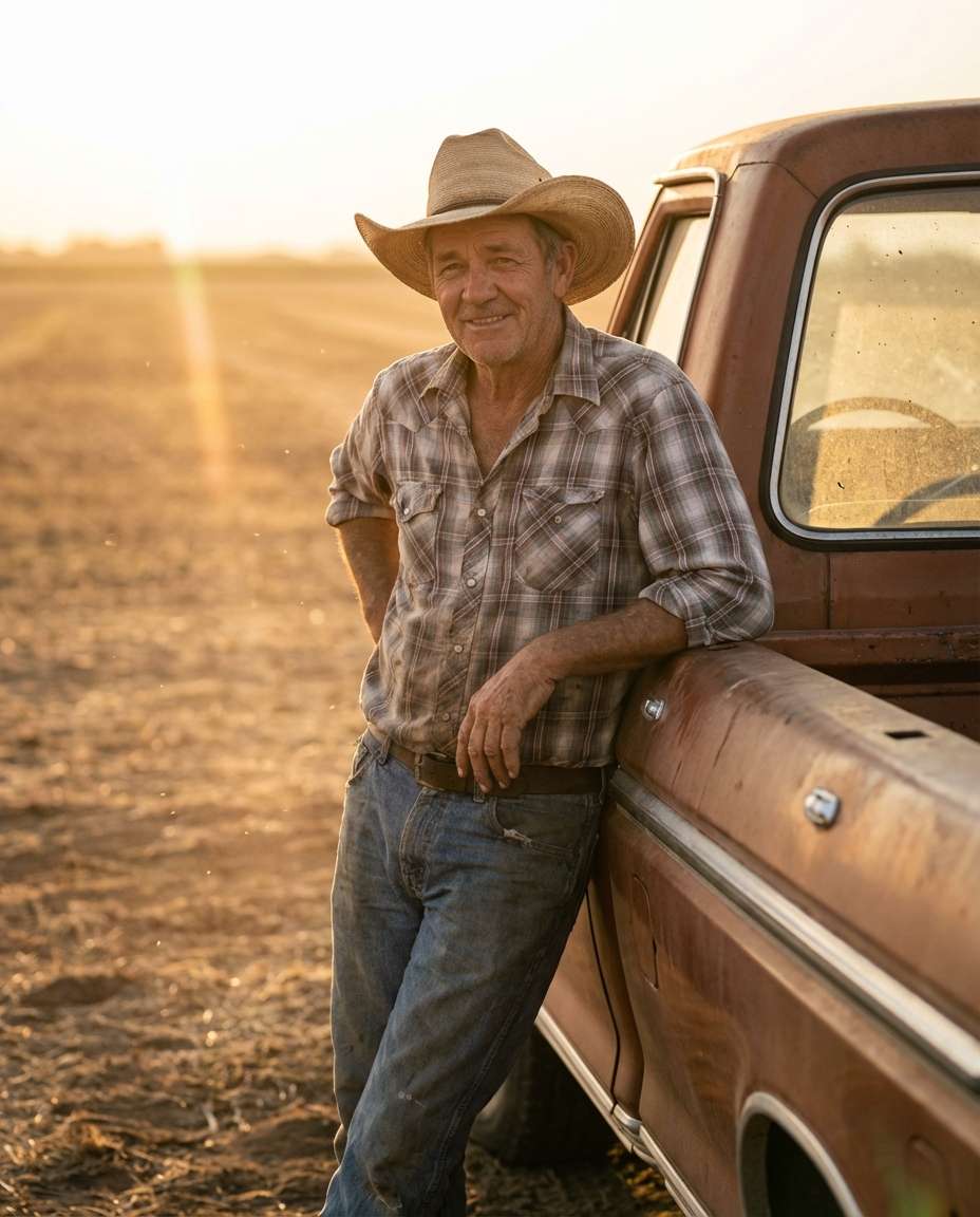 dusty pickup moment photo