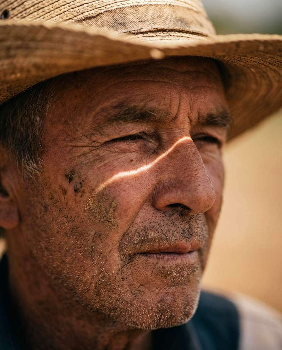 closeup straw hat photo