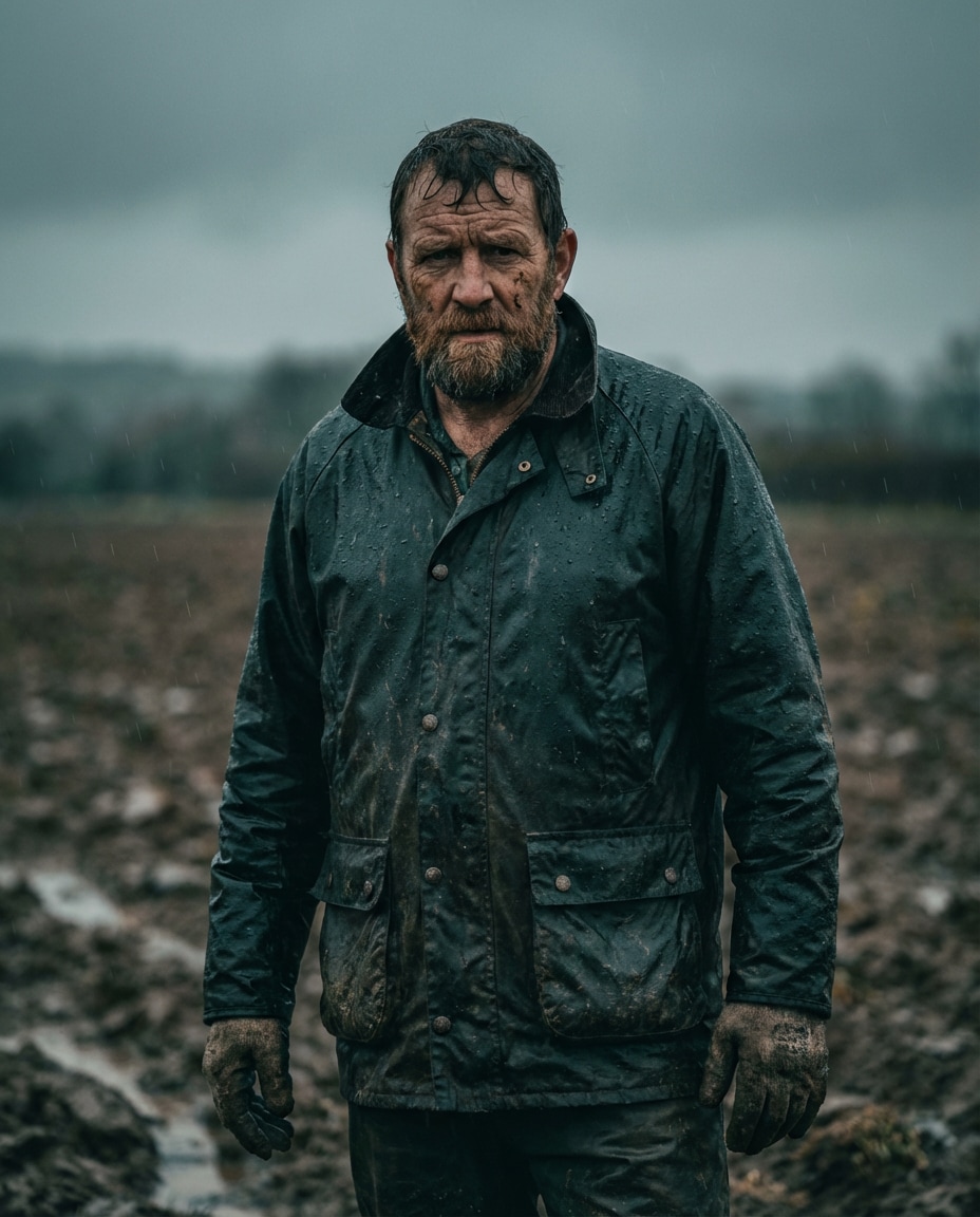 rainy field grit photo