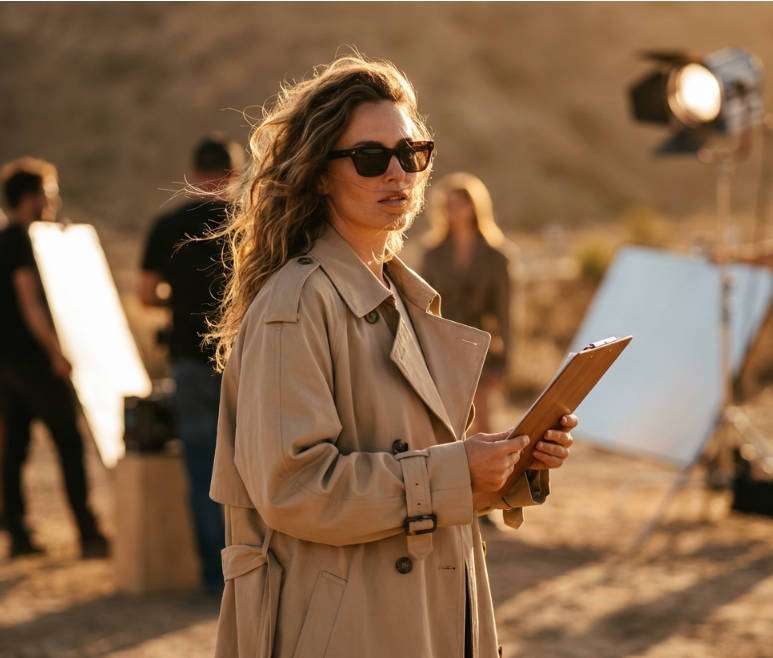 editorial outdoor set photo