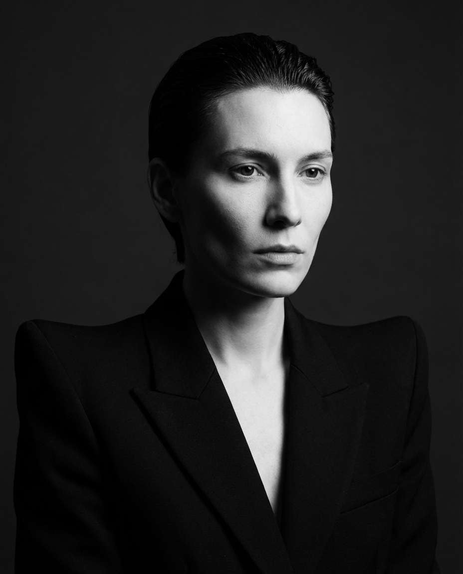 minimal black studio photo