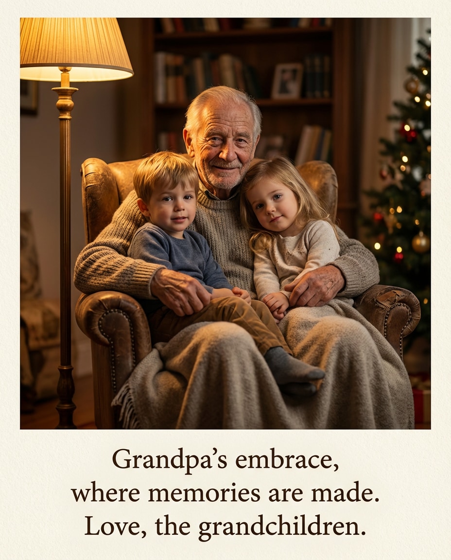 grandpa heart moment photo