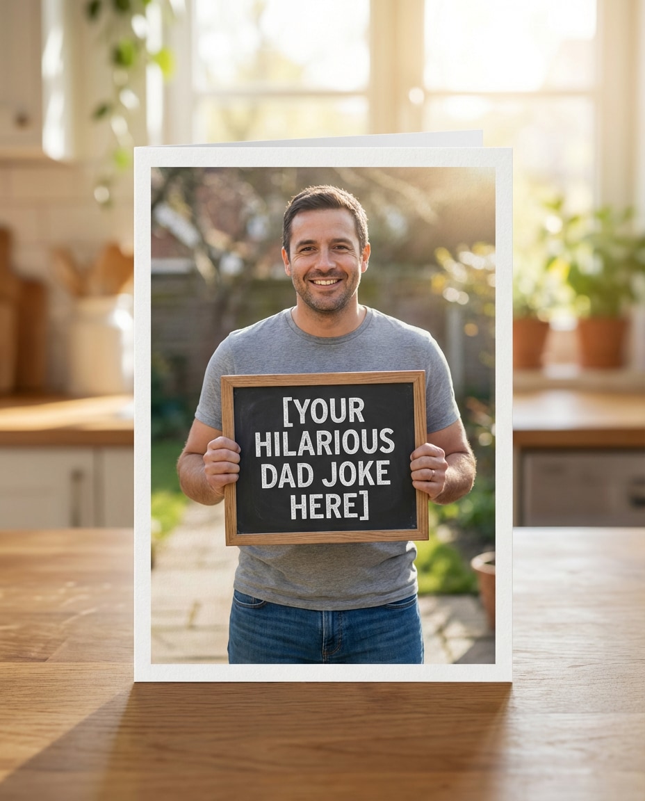 dad joke chalkboard photo