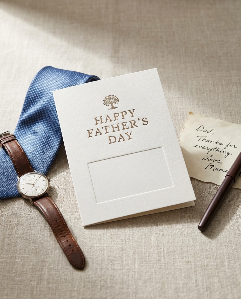 flat lay gift set photo