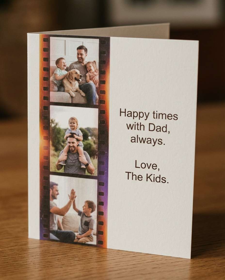 retro film collage photo