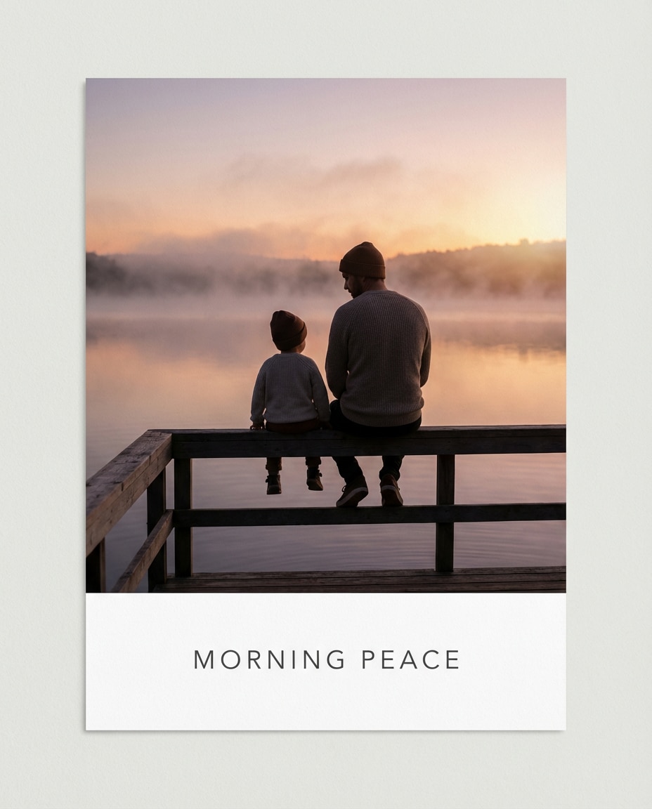 fishing sunrise calm photo