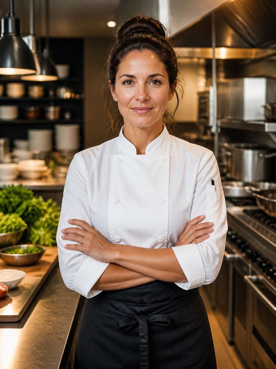 Professional Restaurant Chef Portrait photo