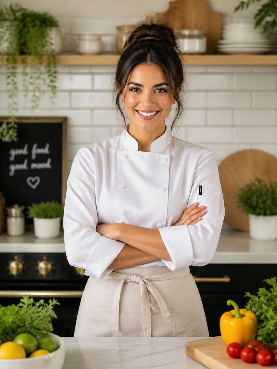 Modern Social Media Chef Portrait photo
