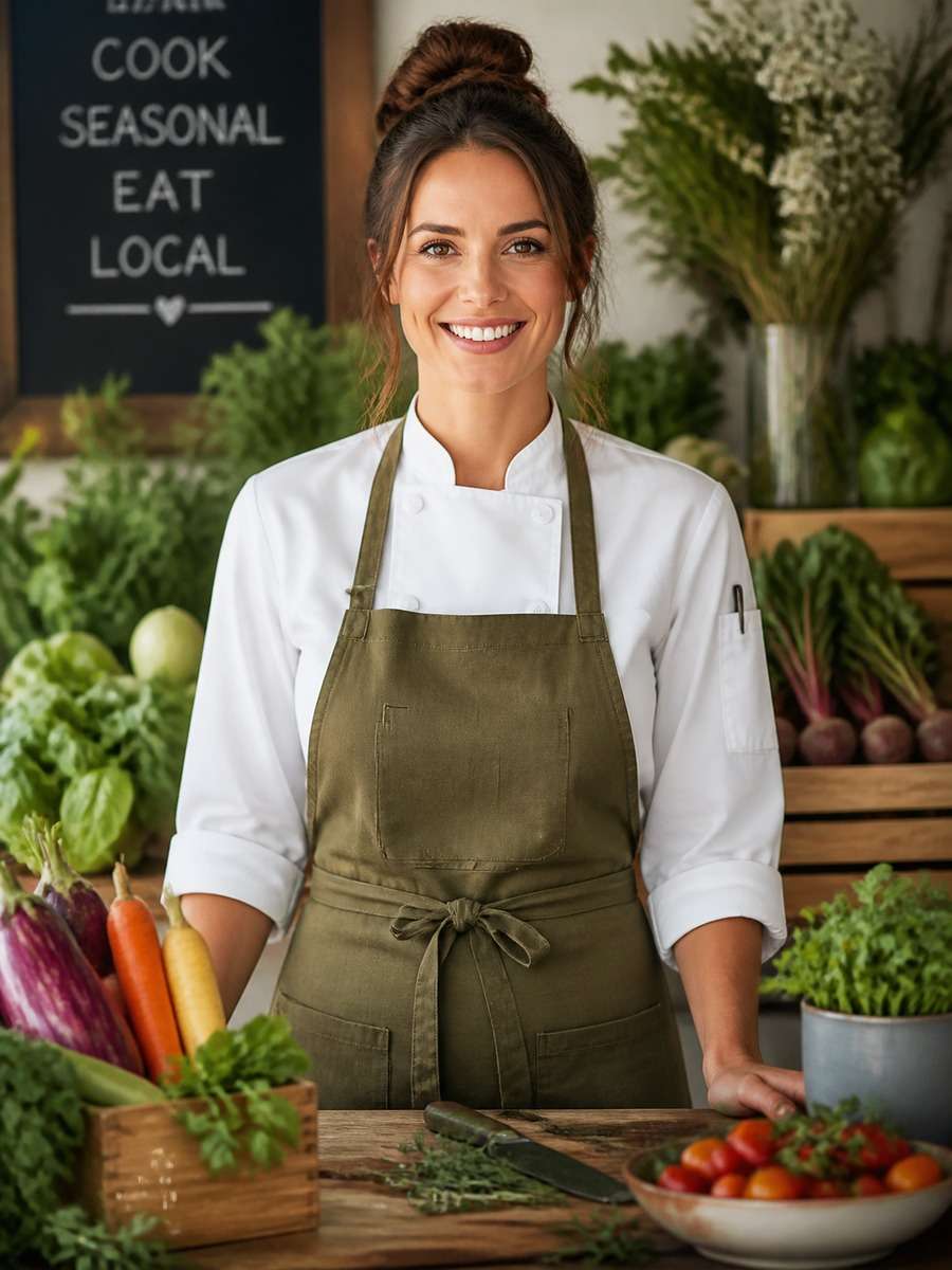 Fresh Market Chef Branding Image photo