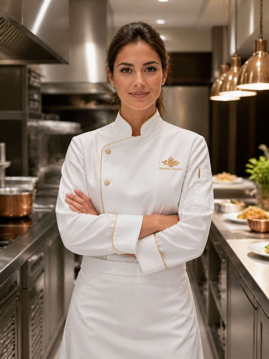 Luxury Hotel Chef Portrait photo