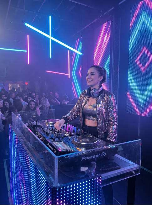 Neon Club Booth DJ Edit photo