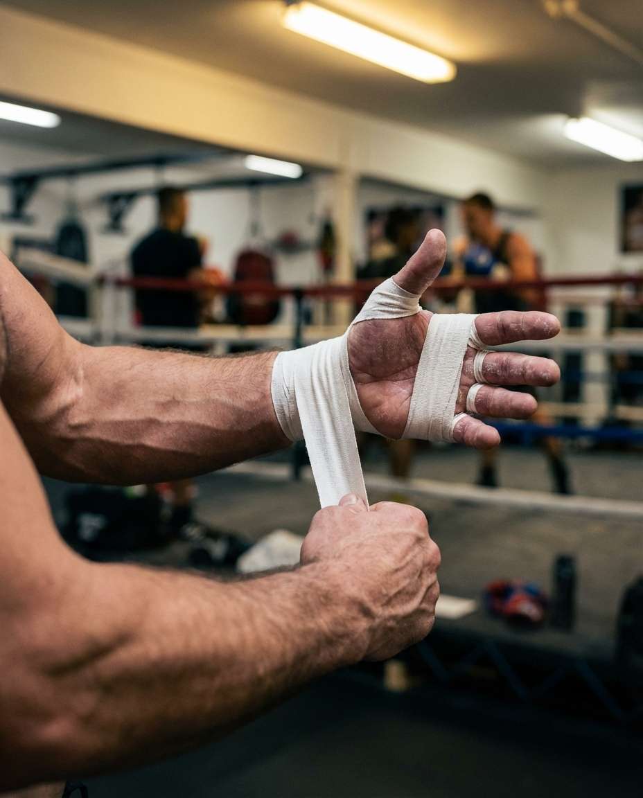 white tape wraps photo