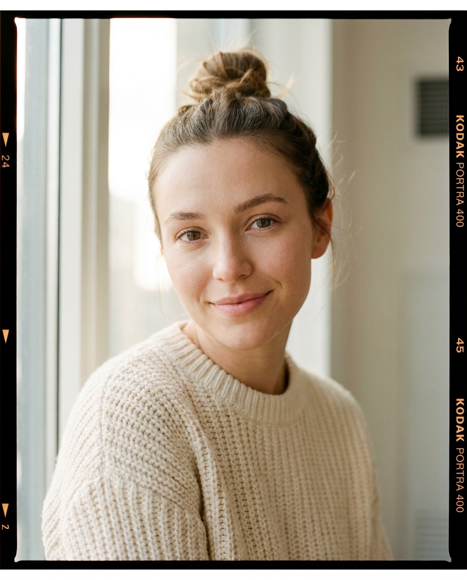portra golden hour photo