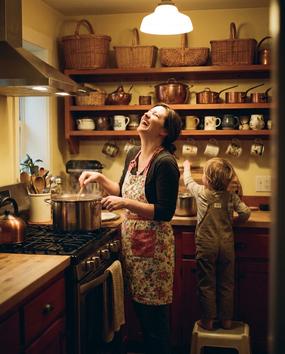 warm kitchen memory photo