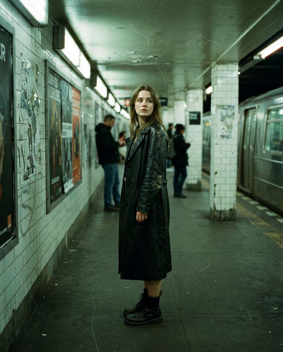 subway platform grit photo