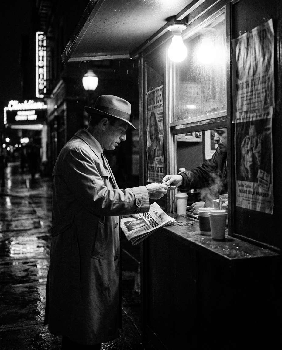 newsstand midnight photo