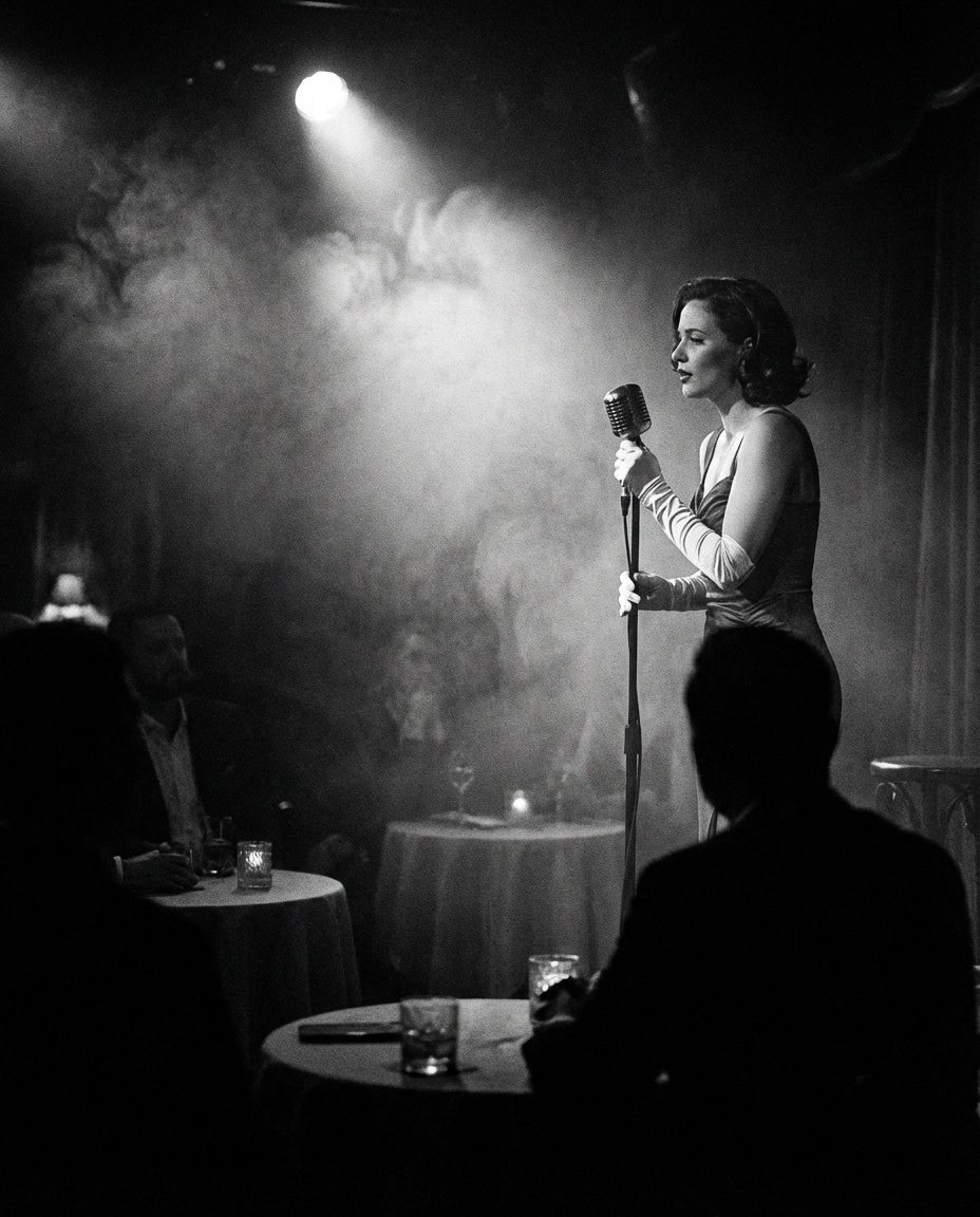 underground jazz bar photo