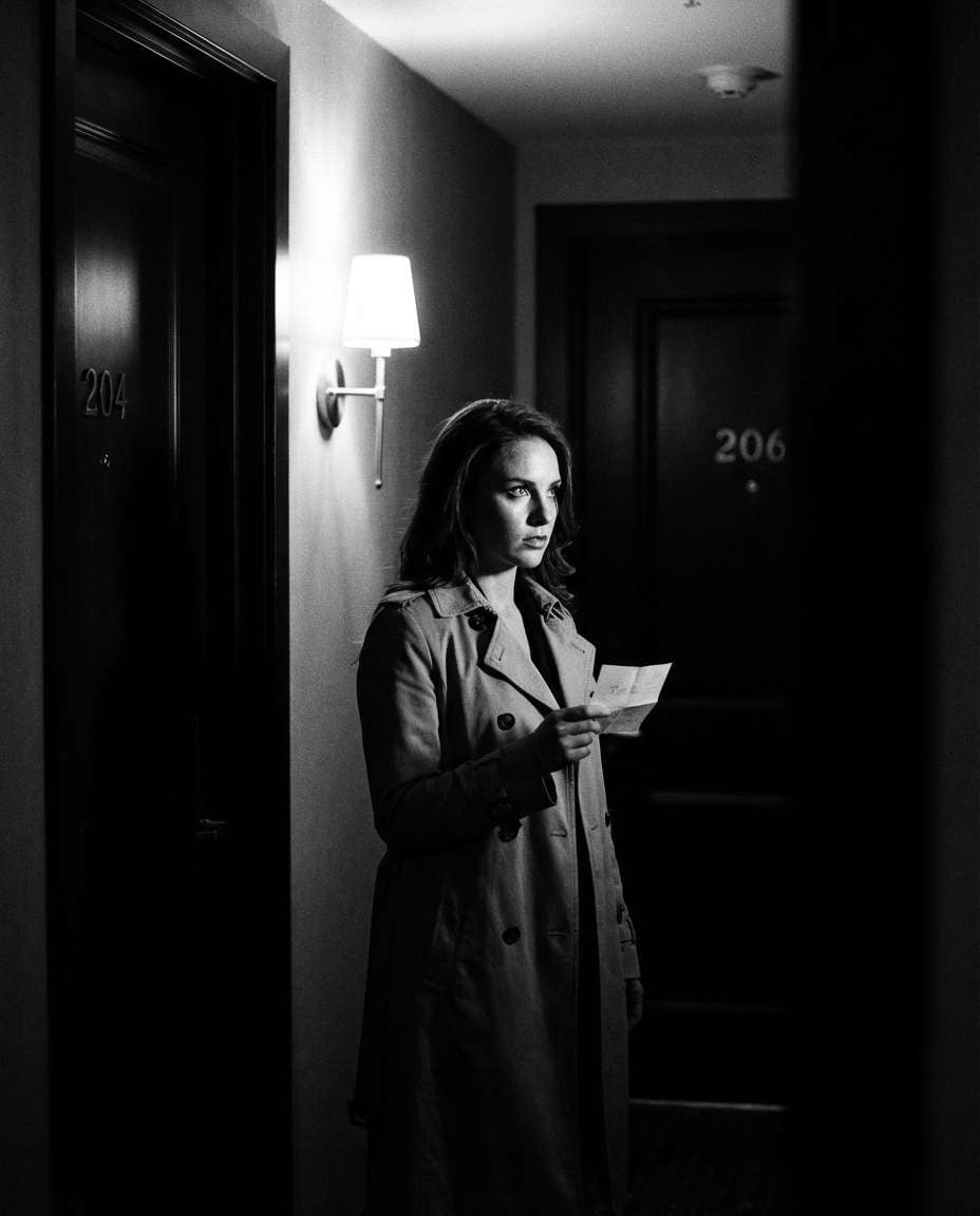 hotel corridor mystery photo