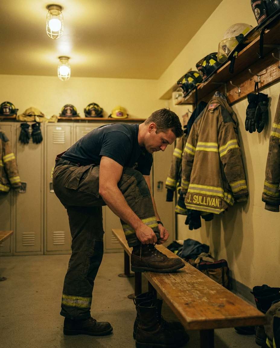 firehouse locker room photo