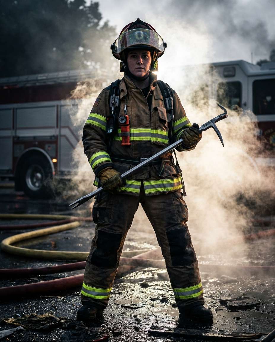 female hero shot photo