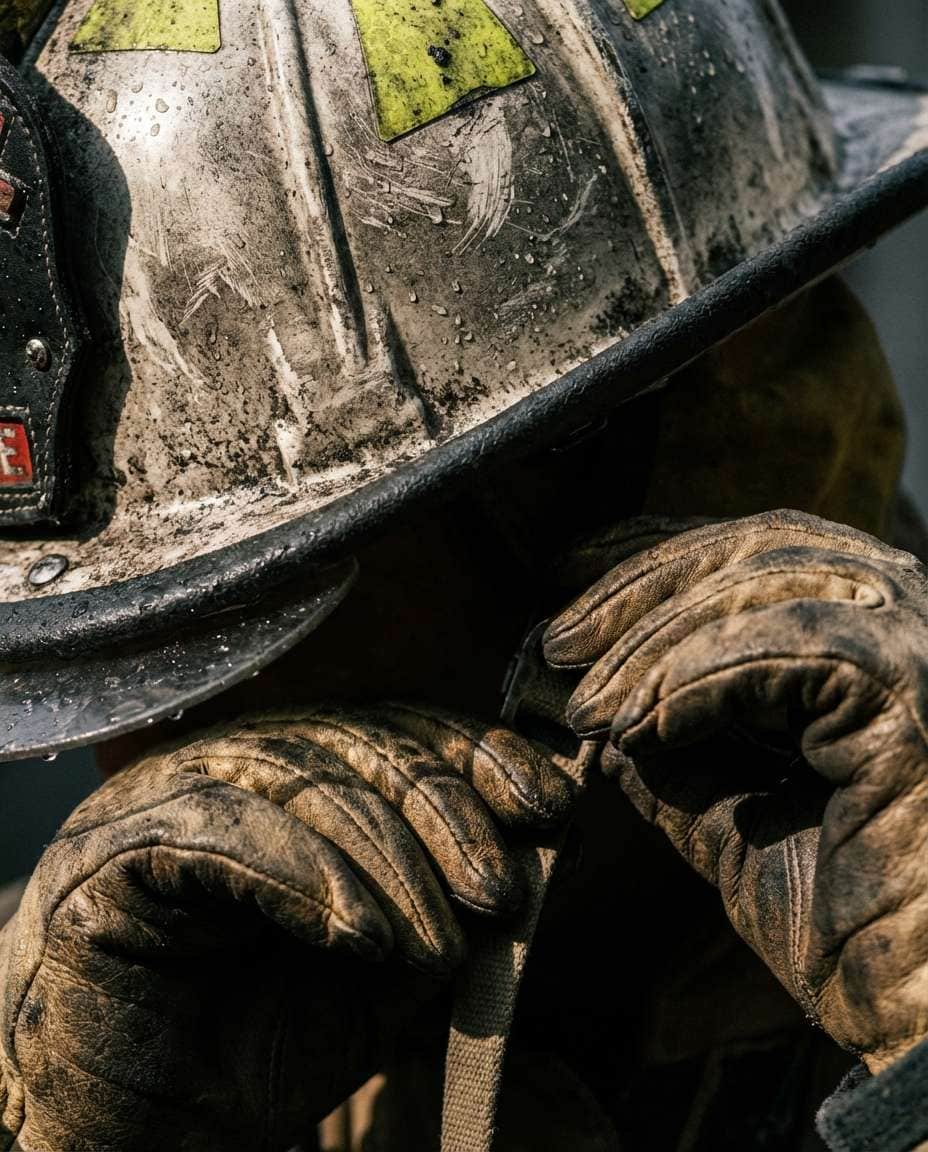 helmet closeup details photo