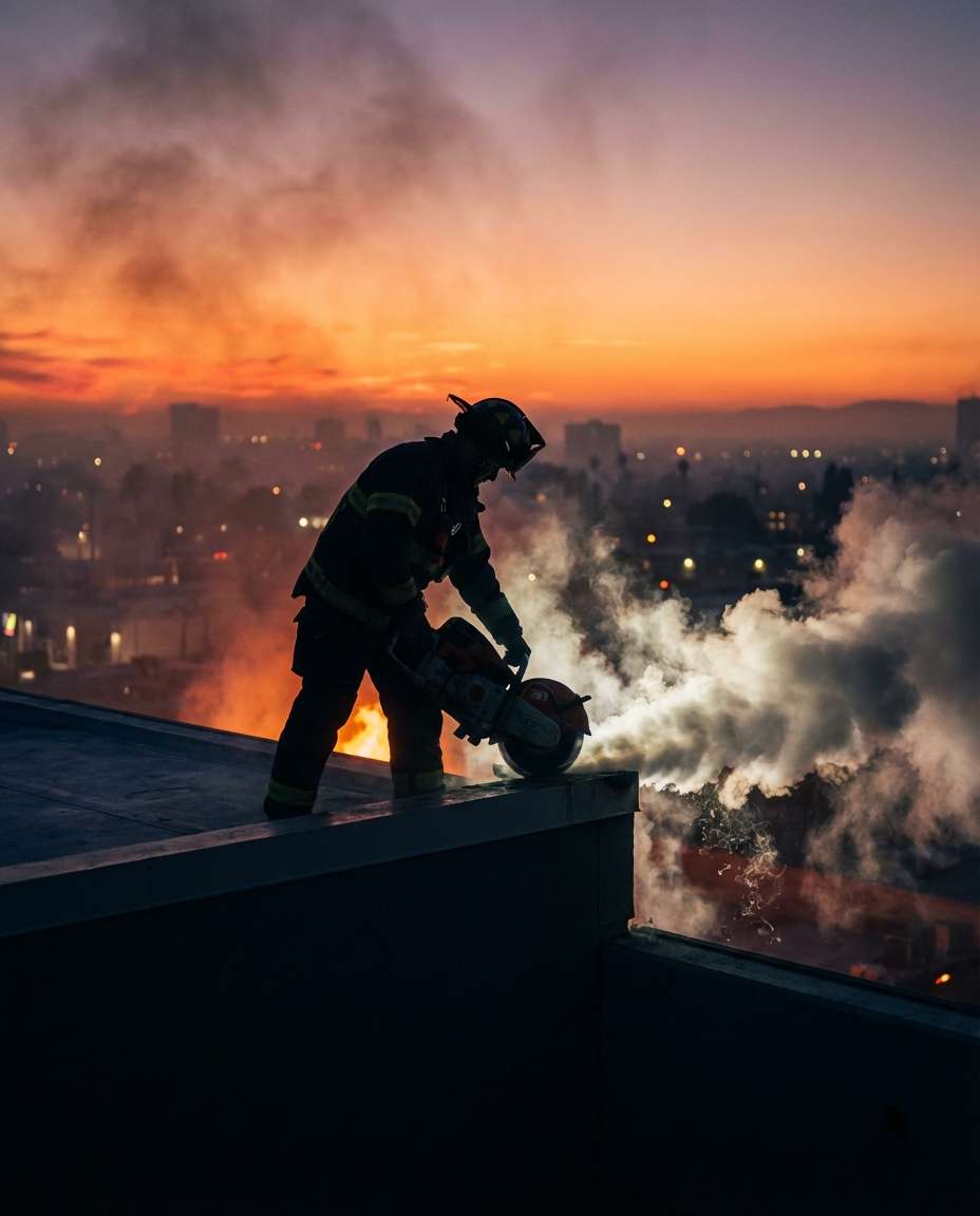 rooftop ventilation scene photo