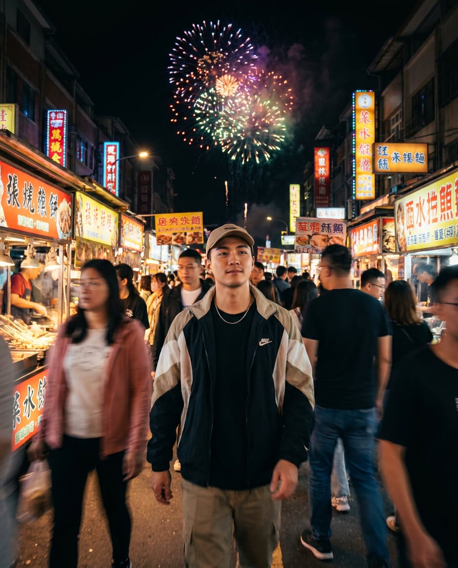 street festival night photo