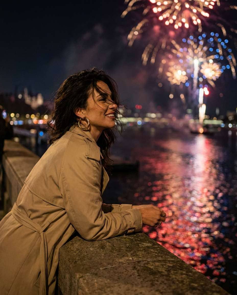 city bridge portrait photo