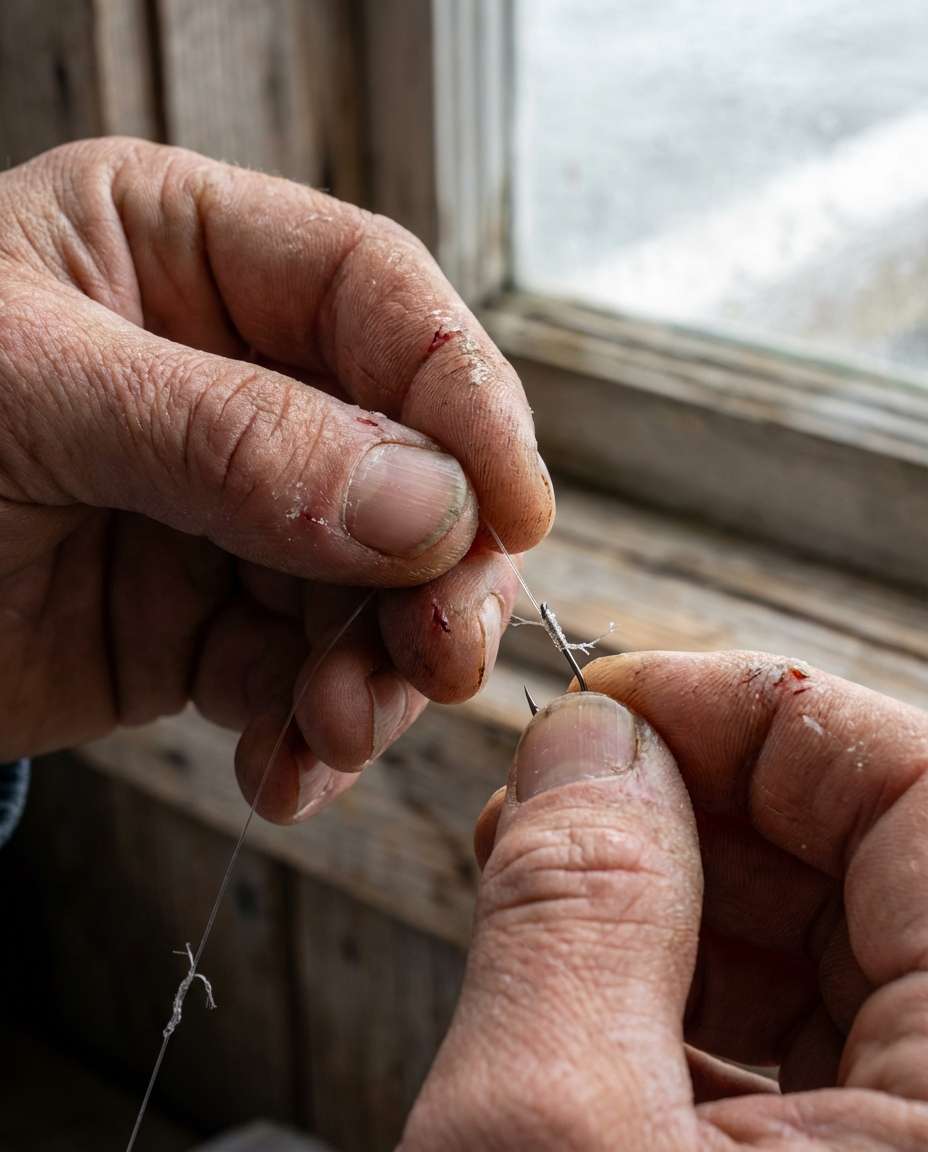 hands hooks detail photo