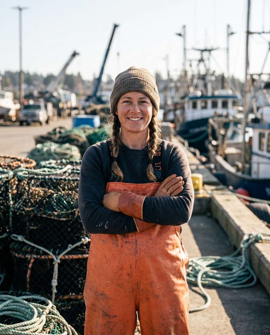 female fisher portrait photo