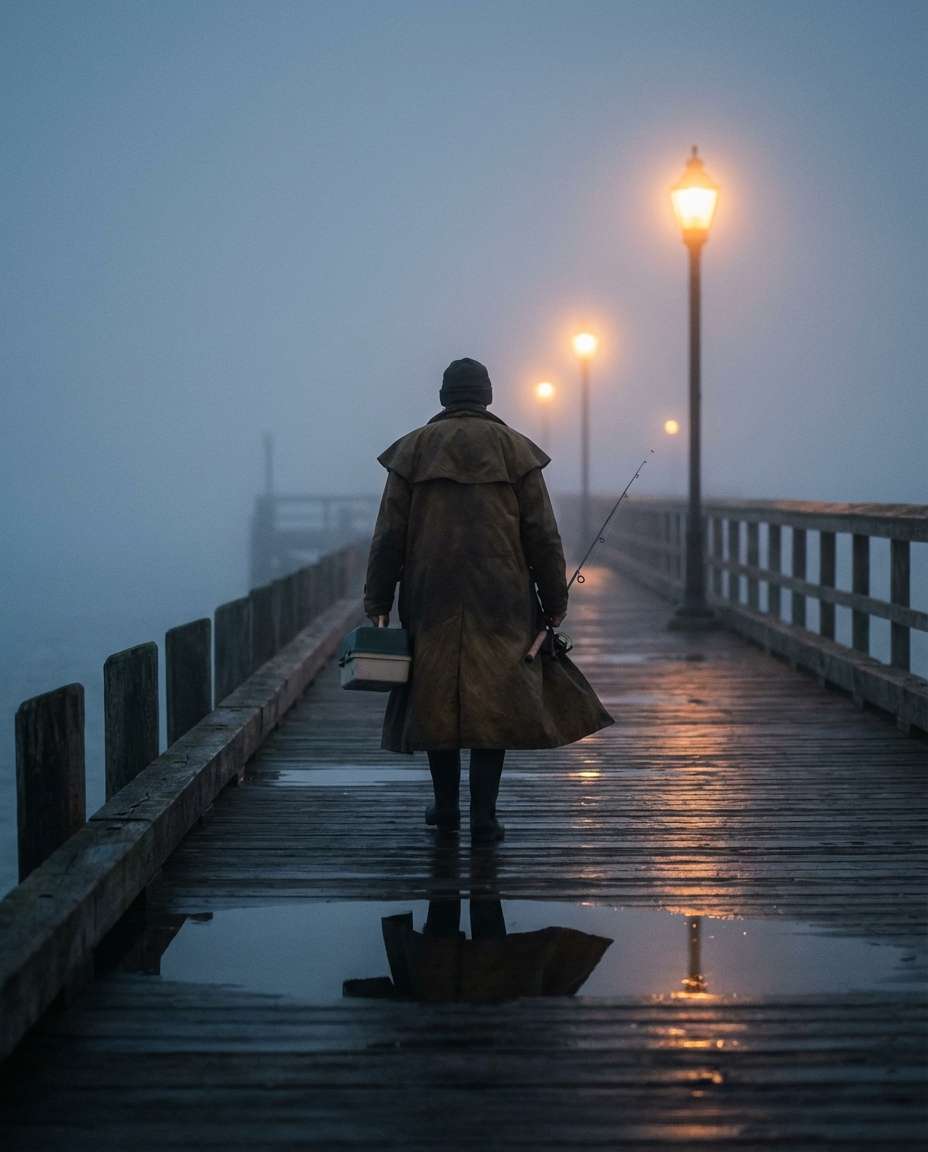 blue hour silence photo