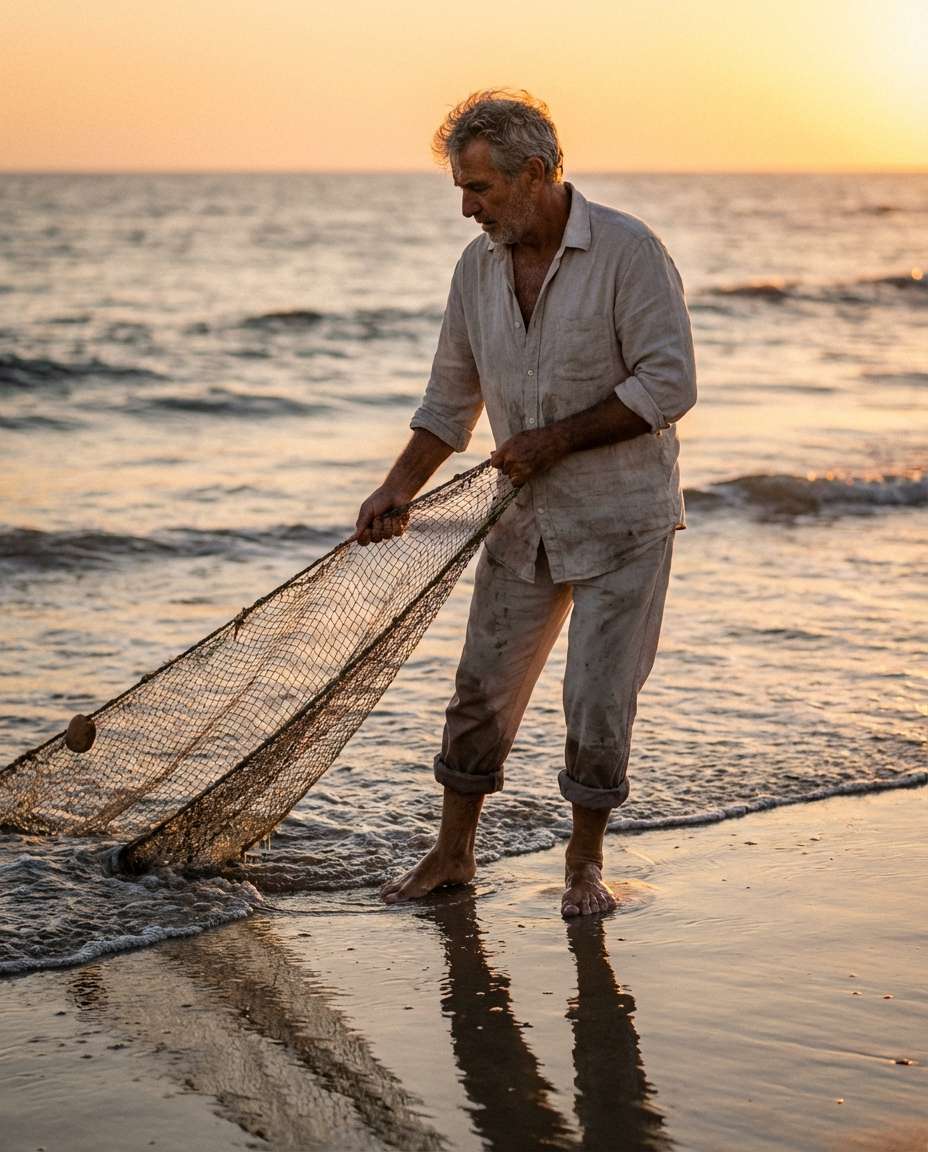 sunset beach haul photo
