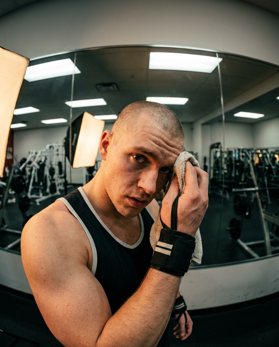 gym mirror energy photo