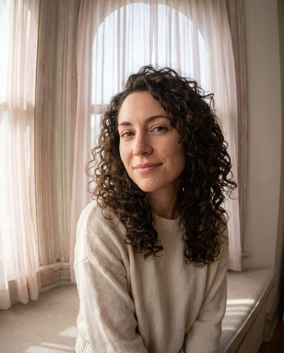 soft window portrait photo