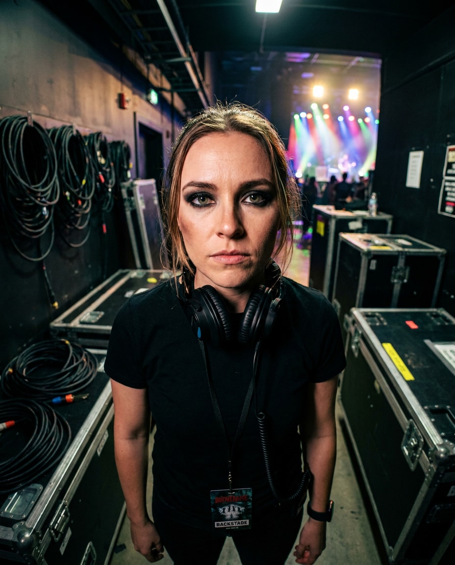 concert backstage photo