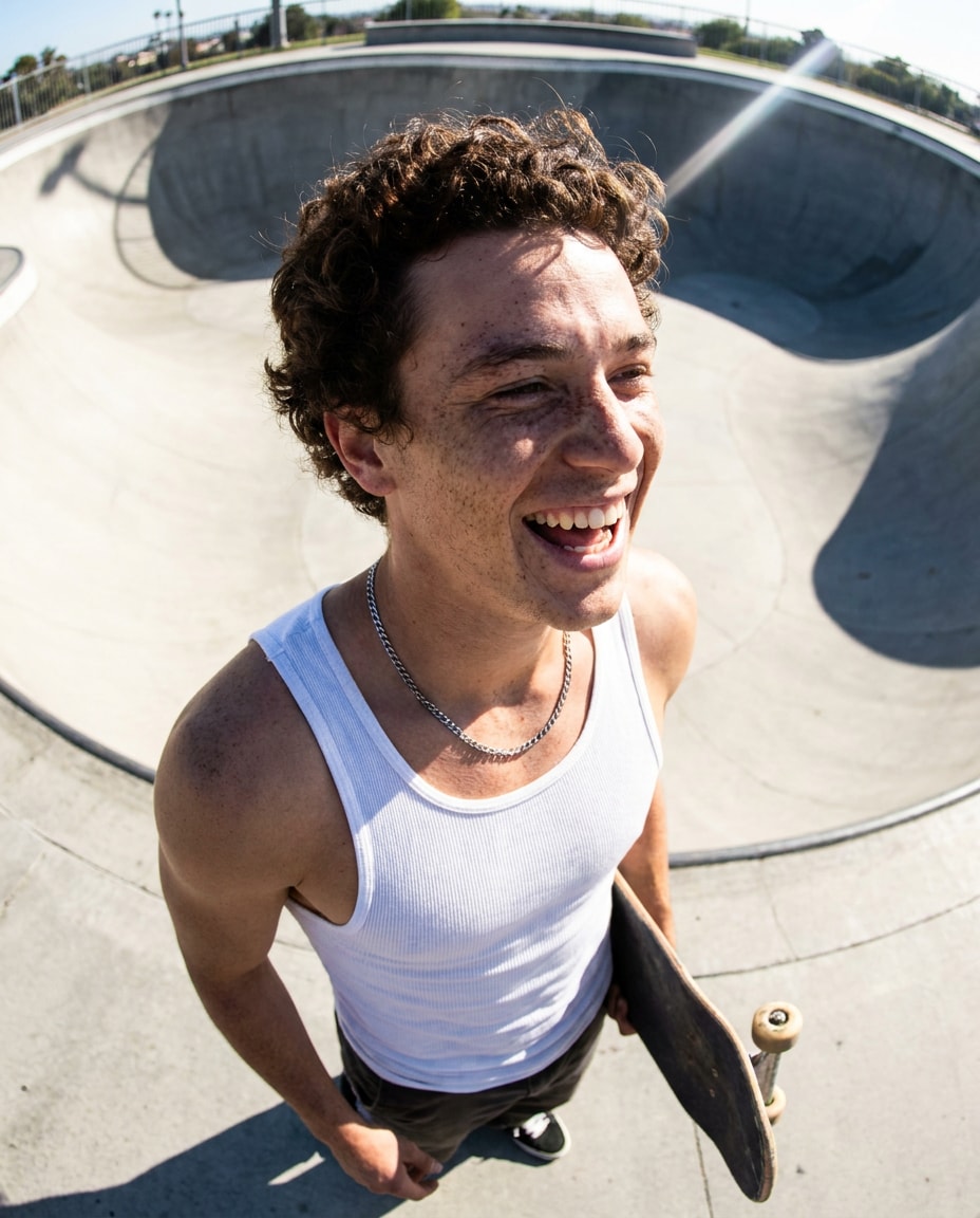 sunny skate park photo