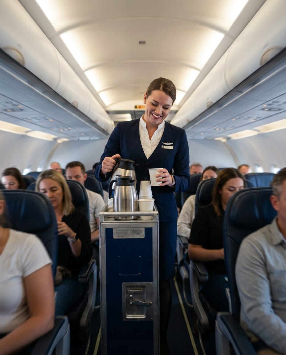 coffee cart candid photo