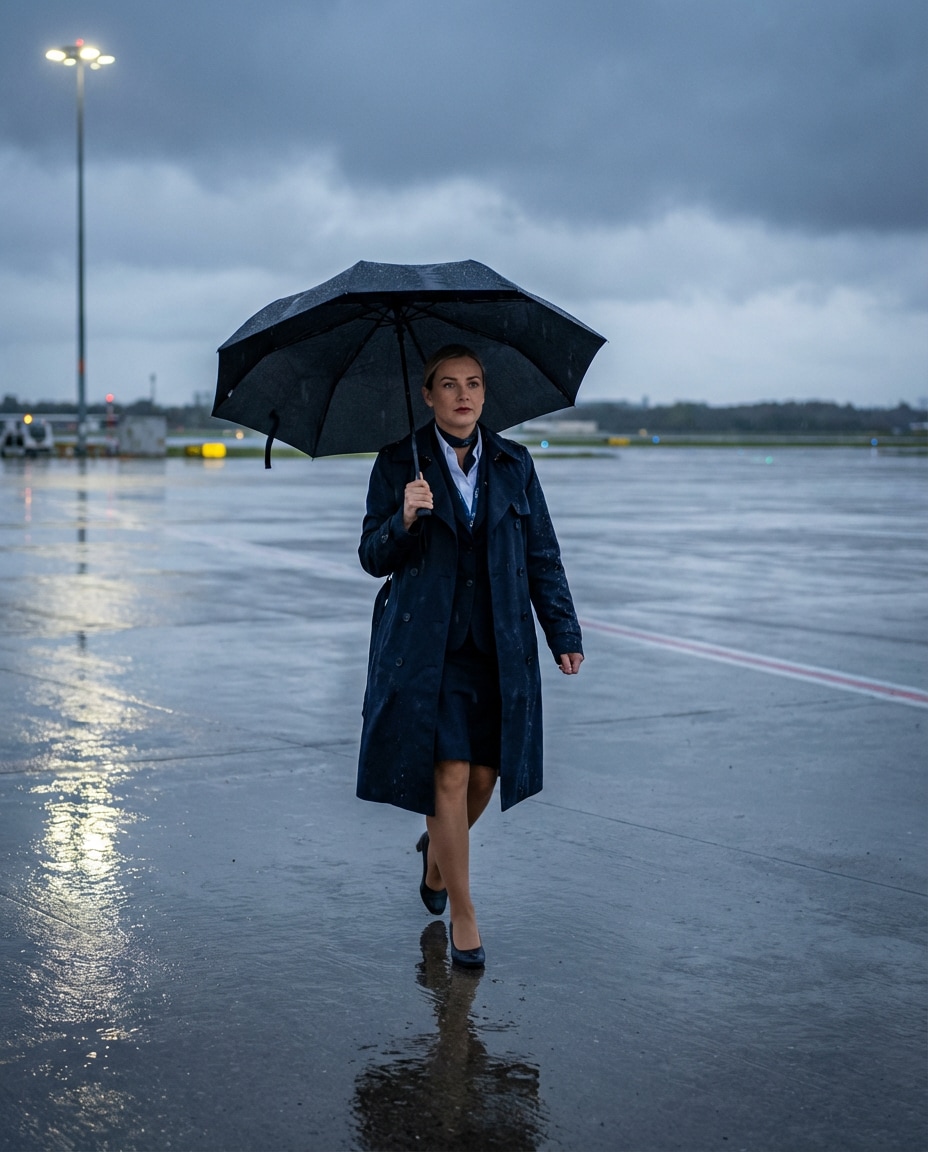 rainy tarmac chic photo
